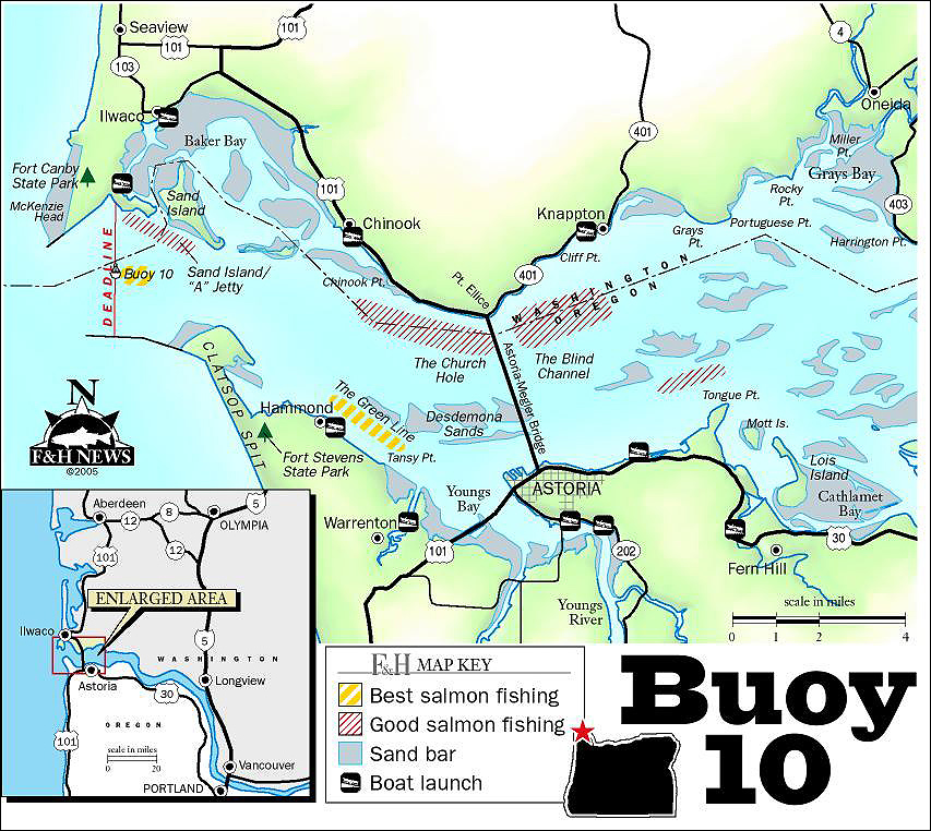 Buoy 10 Map